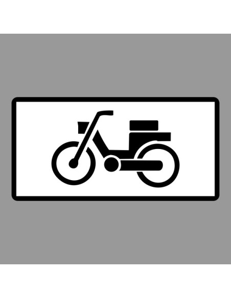 KRESZ tábla, Közúti jelzőtábla - "H" Kiegészítő jelzőtáblák - Segédmotoros Kerékpárok Részére