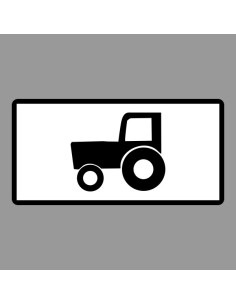 KRESZ tábla, Közúti jelzőtábla - "H" Kiegészítő jelzőtáblák - Mezőgazdasági Vontatók Részére