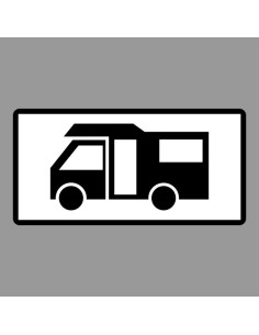 KRESZ tábla, Közúti jelzőtábla - "H" Kiegészítő jelzőtáblák - Lakóautók Részére