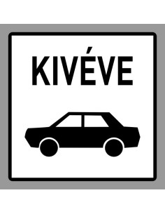 KRESZ tábla, Közúti jelzőtábla - "H" Kiegészítő jelzőtáblák - Kivéve Személygépkocsi