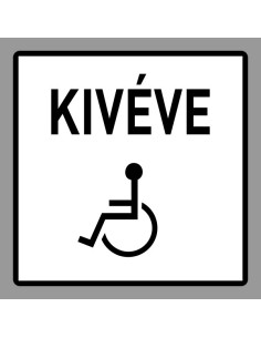 KRESZ tábla, Közúti jelzőtábla - "H" Kiegészítő jelzőtáblák - Kivéve Mozgáskorlátozottak