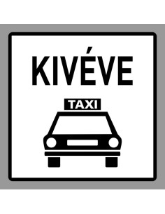 KRESZ tábla, Közúti jelzőtábla - "H" Kiegészítő jelzőtáblák - Kivéve Taxi