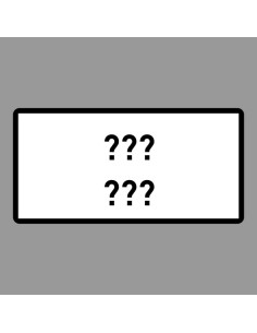 KRESZ tábla, Közúti jelzőtábla - "H" Kiegészítő jelzőtáblák - Kiegészítő tábla egyedi felirattal (1-2 soros)