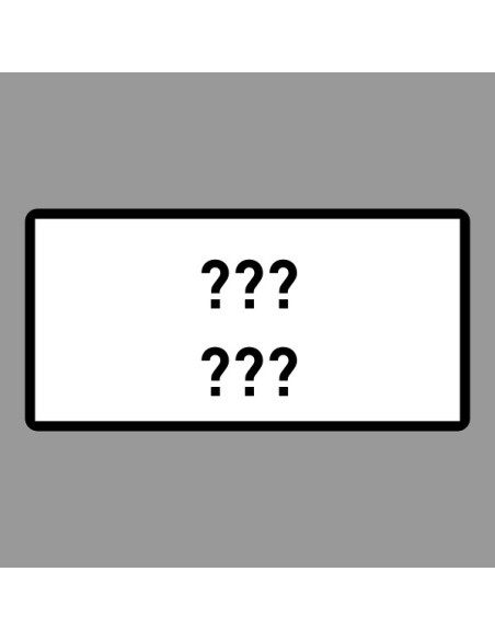 KRESZ tábla, Közúti jelzőtábla - "H" Kiegészítő jelzőtáblák - Kiegészítő tábla egyedi felirattal (1-2 soros)