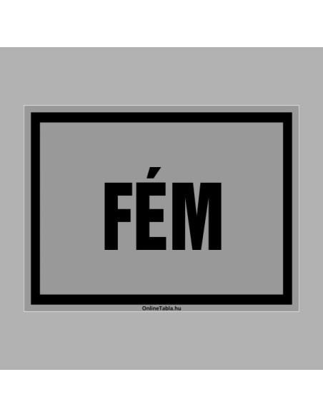 Hulladékkezelés, Szelektív hulladék gyűjtés - Fém