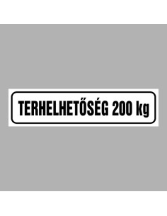 Terhelhetőség (Igény szerinti súllyal) 2