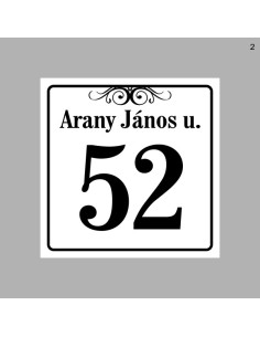Házszámtábla 1712 2