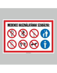 Medence használatának szabályai 2