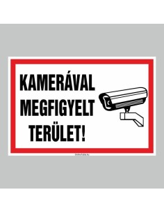 KAMERÁVAL MEGFIGYELT TERÜLET! 2