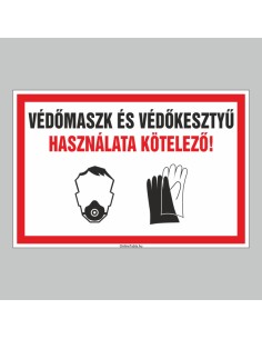 VÉDÕMASZK ÉS VÉDÕKESZTYÛ HASZNÁLATA KÖTELEZÕ! 2