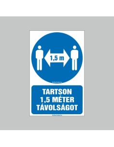 TARTSON 1,5 MÉTER TÁVOLSÁGOT! 2