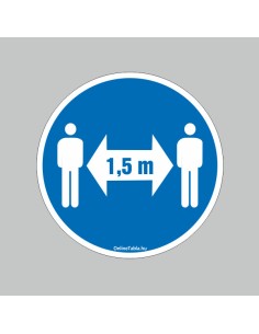 1,5 MÉTERES TÁVOLSÁGTARTÁS! 2