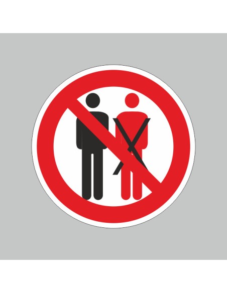 Figyelmeztető és tiltó matricák, táblák, - Koronavírus, Fertőzések tábla - A HELYISÉGBEN  CSAK 1 SZEMÉLY TARTÓZKODHAT!