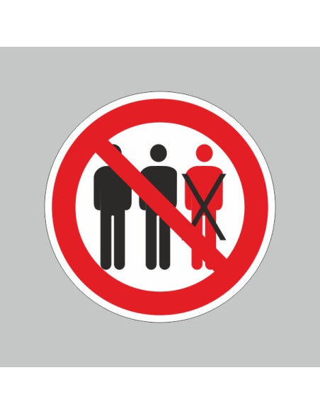 Figyelmeztető és tiltó matricák, táblák, - Koronavírus, Fertőzések tábla - A HELYISÉGBEN CSAK 2 SZEMÉLY TARTÓZKODHAT!