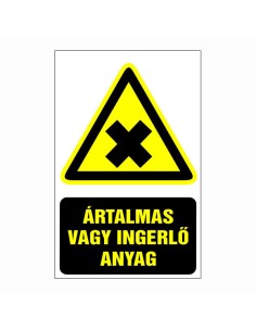 Ártalmas vagy ingerlő anyag