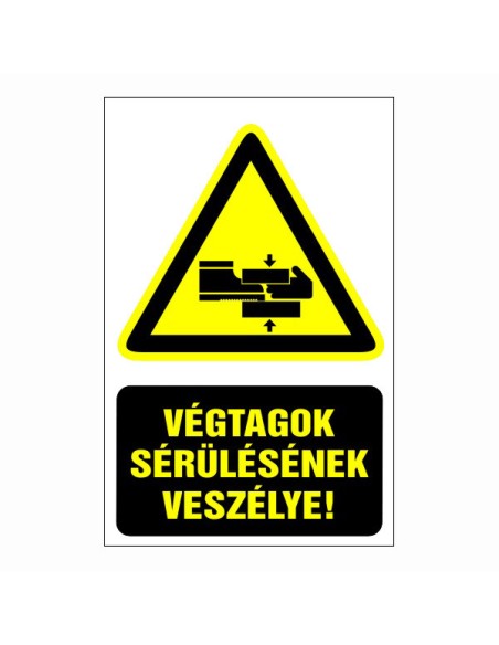 Végtagok sérülésének veszélye