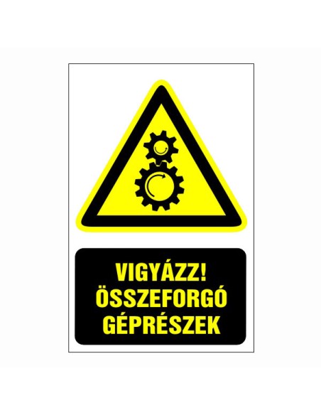 Vigyázz! Összeforgó géprészek