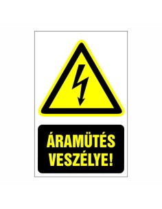 Áramütés veszélye!