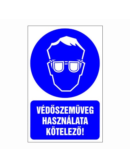 Védőszemüveg használata kötelező!