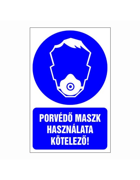 Porvédő maszk használata kötelező!