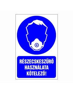 Részecskeszűrő használata kötelező!