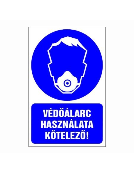 Védőálarc használata kötelező!