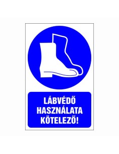 Lábvédő használata kötelező!