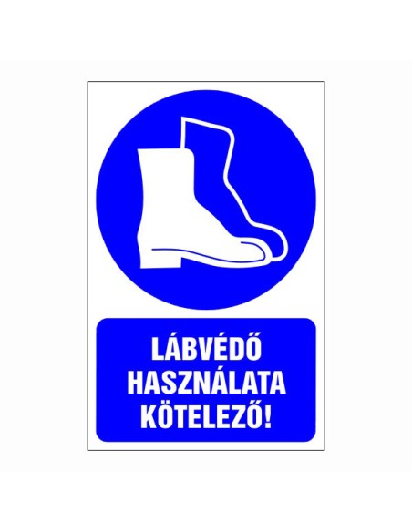 Lábvédő használata kötelező!