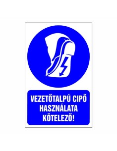 Vezetőtalpú cipő használata kötelező!