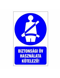 Biztonsági öv használata kötelező!