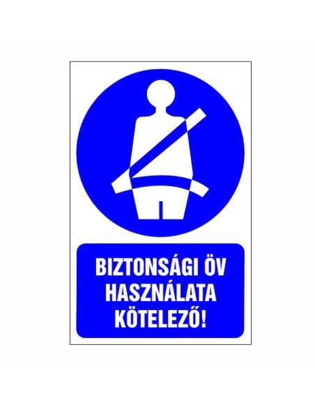 Biztonsági öv használata kötelező!