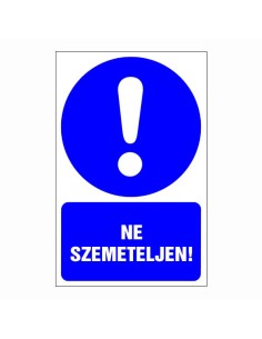 Ne szemeteljen!