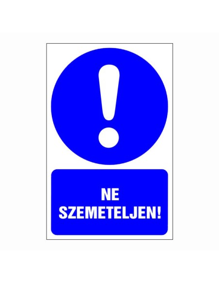 Ne szemeteljen!