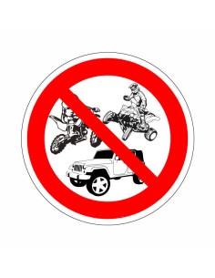 MOTORRAL, QUADDAL, TEREPJÁRÓVAL BEHAJTANI TILOS!