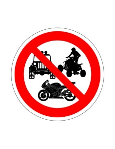 Motorral, quaddal, terepjáróval behajtani tilos!