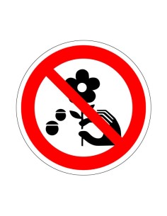 A virágokat letépni tilos!