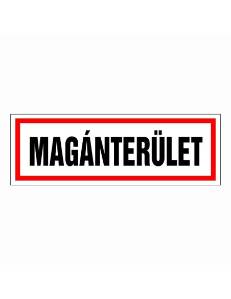 Magánterület