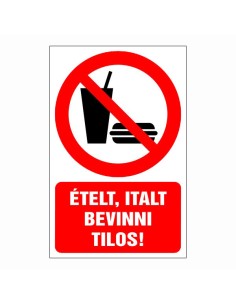 Ételt, italt bevinni tilos!