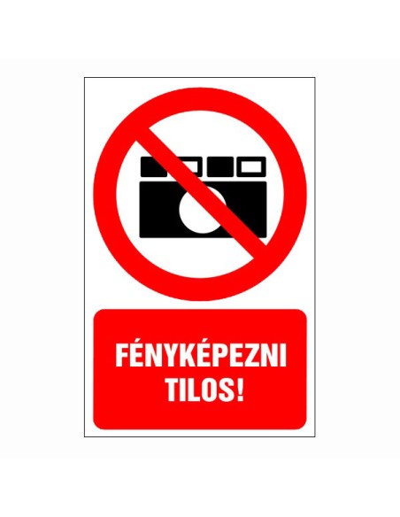 Fényképezni tilos!
