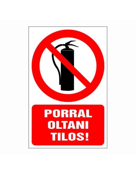 Porral oltani tilos!