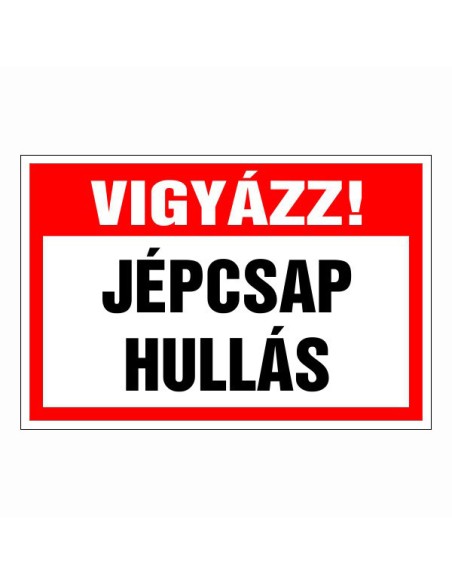 Vigyázz! Jégcsap hullás