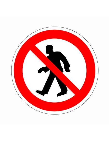 Gyalogosok számára tilos!