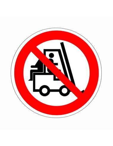 Személyt szállítani tilos piktogram öntapadós vinil anyagon