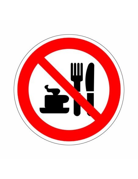 Evés, ivás tilos! Ételt bevinni tilos!