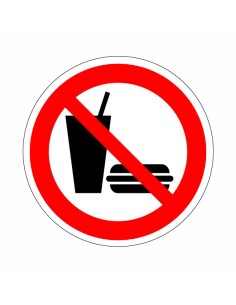 Evés, ivás tilos! Ételt bevinni tilos!