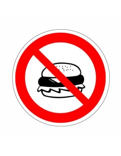 Evés, ivás tilos! Ételt bevinni tilos!