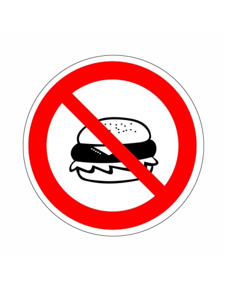 Evés, ivás tilos! Ételt bevinni tilos!