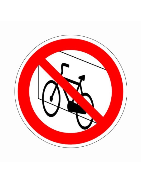 Kerékpárt falnak támasztani tilos!