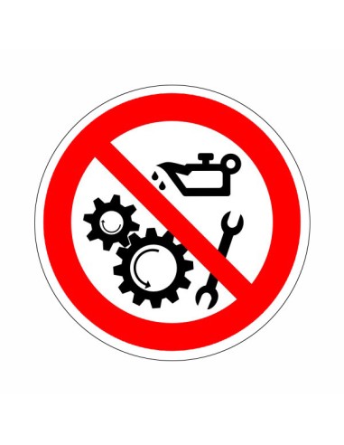 Olajozni tilos tiltó piktogram öntapadós vinilből