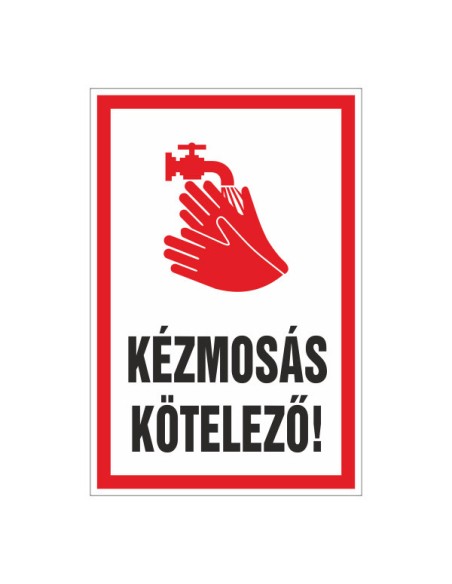 KÉZMOSÁS KÖTELEZŐ!